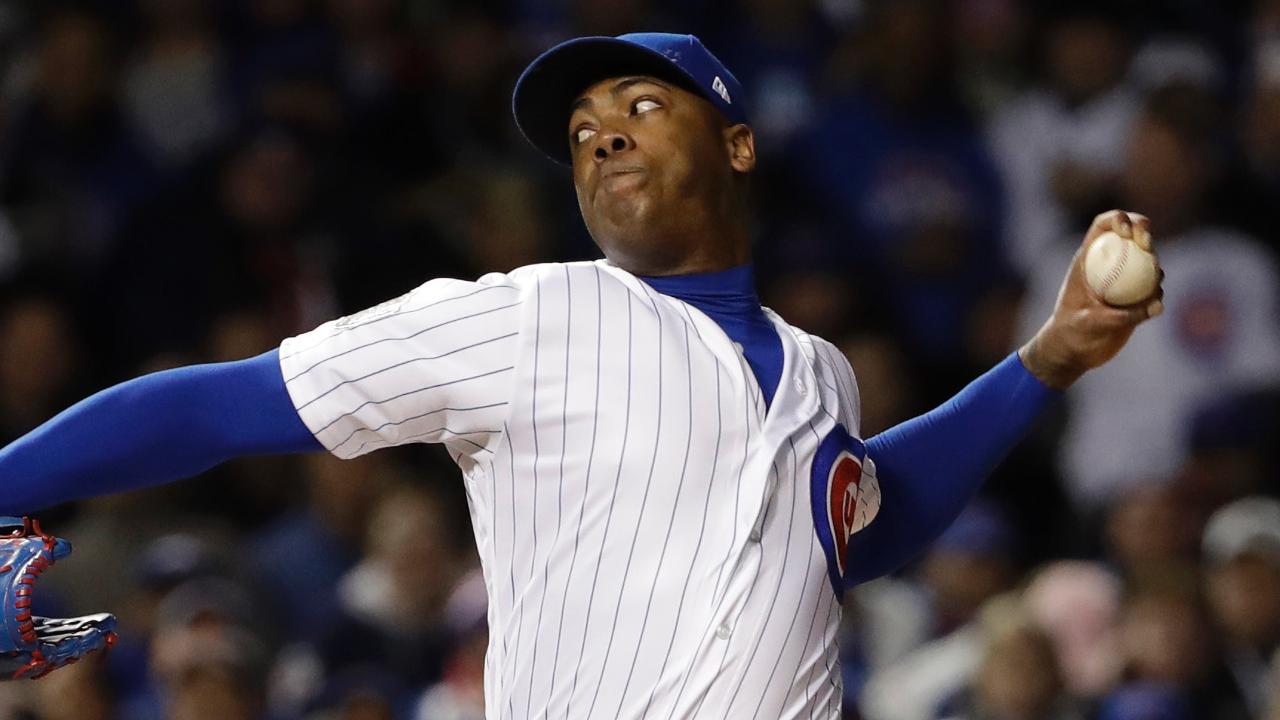 Throw Cub, throw: Chapman gets 8 outs