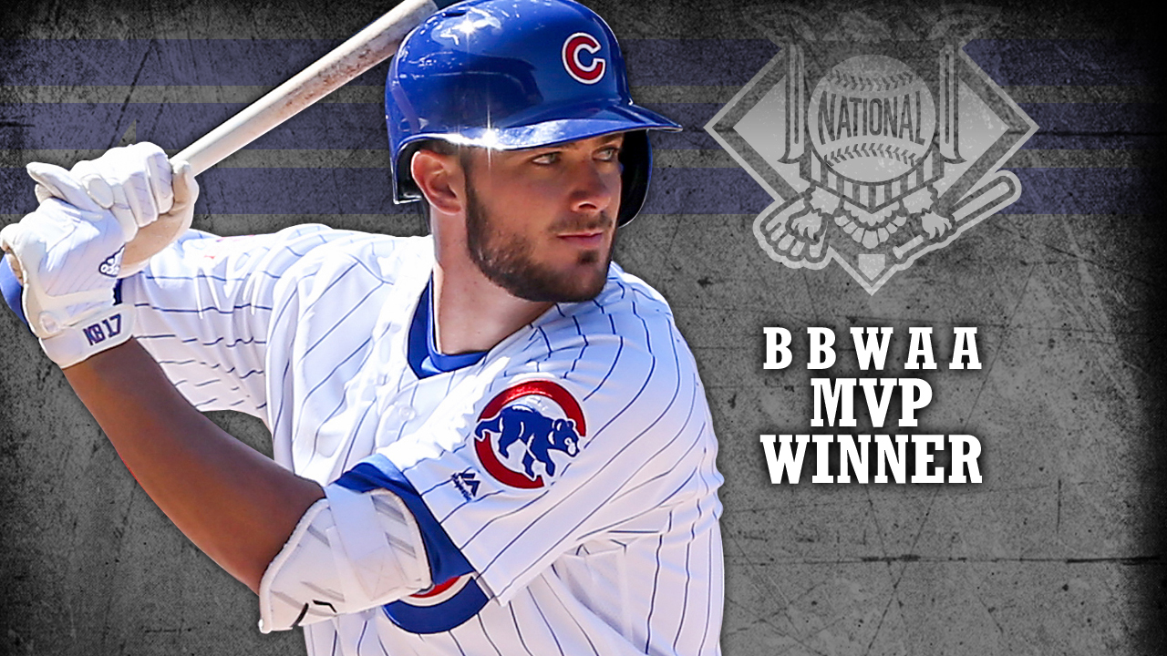 Bryant wins NL MVP year after winning ROY