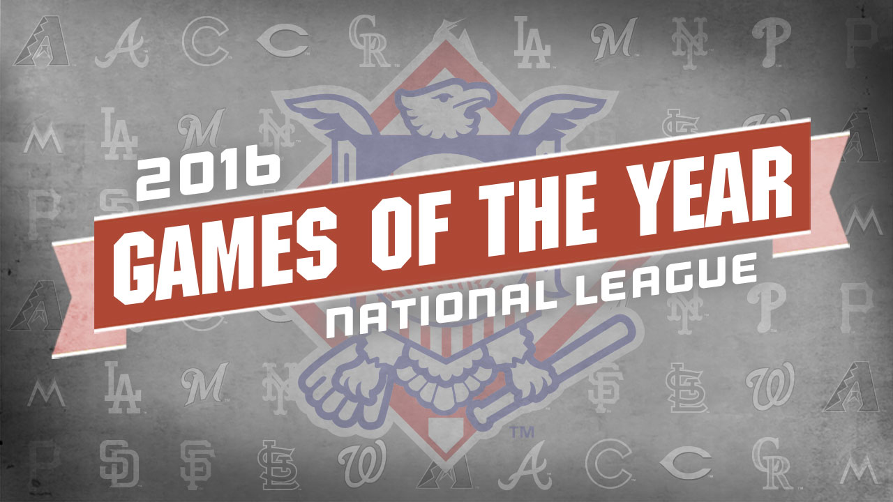 Most amazing National League games of 2016