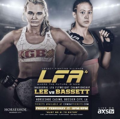 Andrea K Lee to Defend LFA Title against Heather Bassett Feb 17th