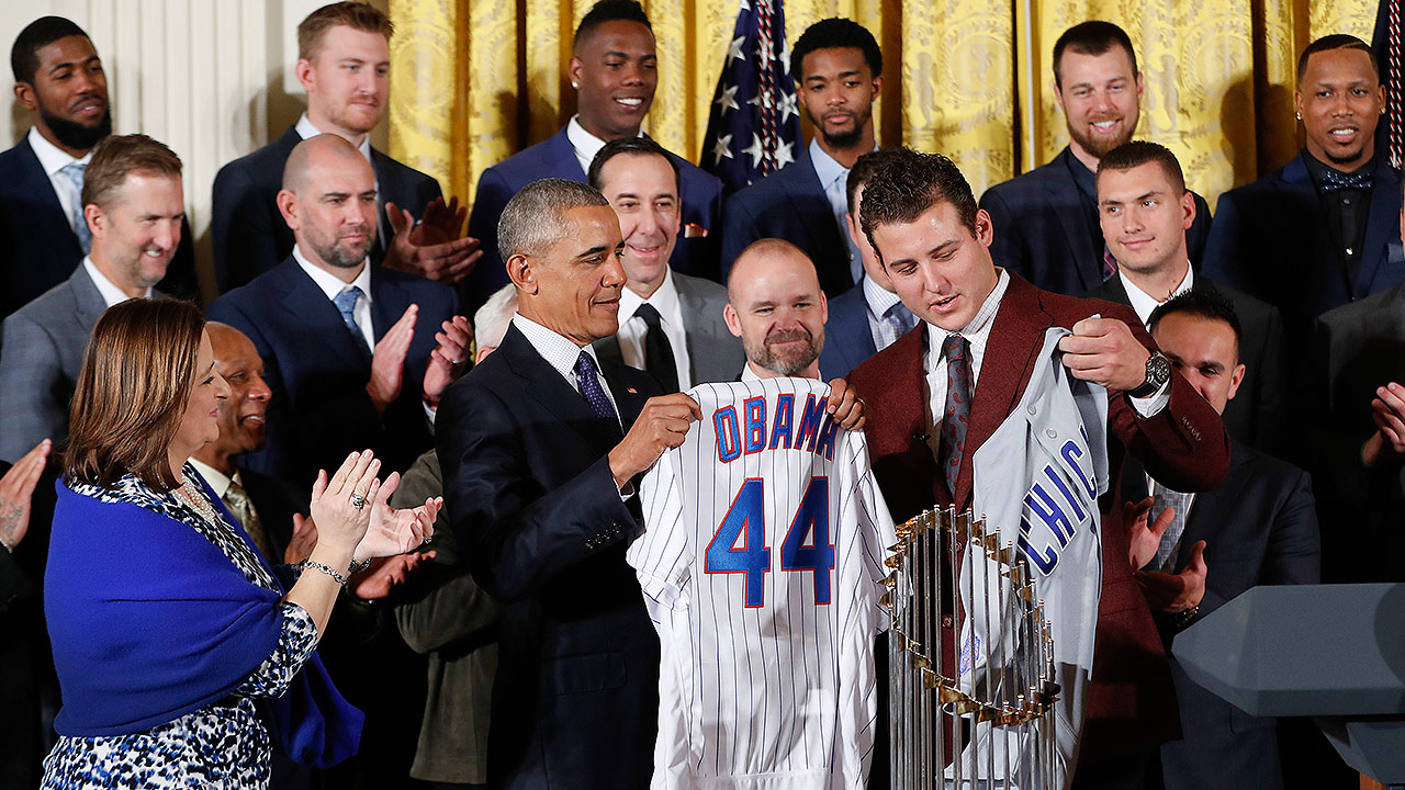 Presidential welcome: Cubs honored at White House