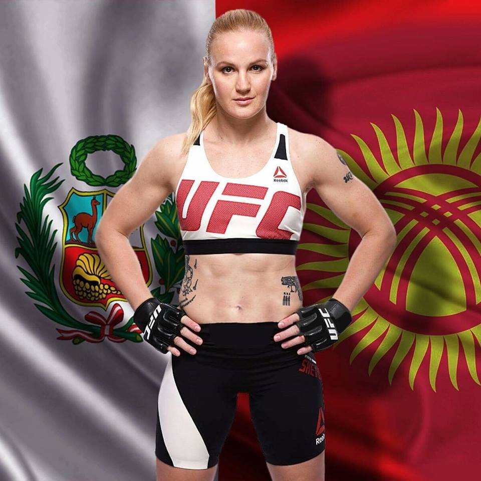 Behind the scenes at photoshoot with Valentina Shevchenko