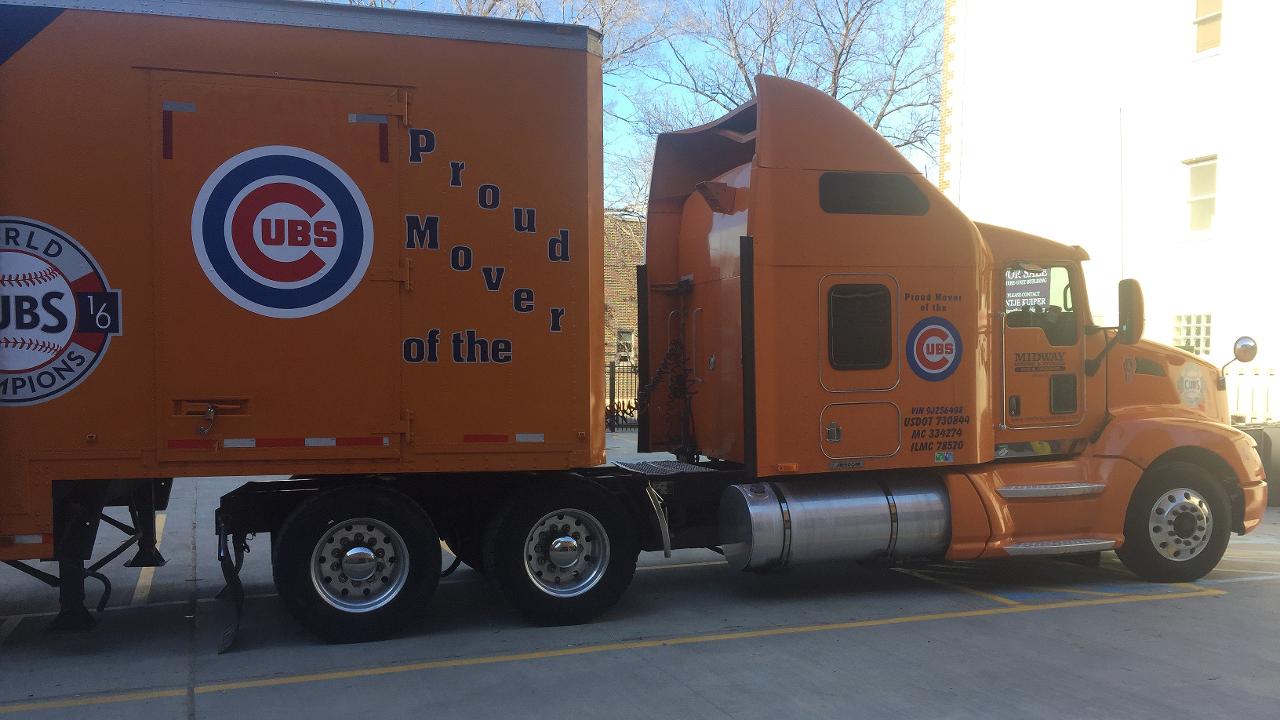 Truck packed, Cubs prepare to defend WS title