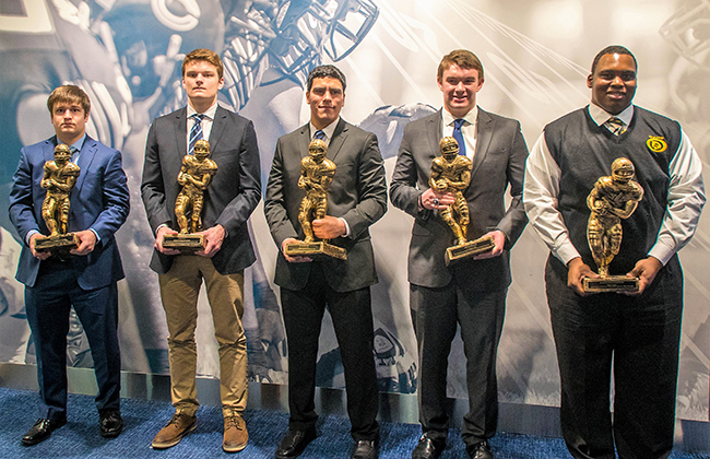 Five student-athletes honored at NFF