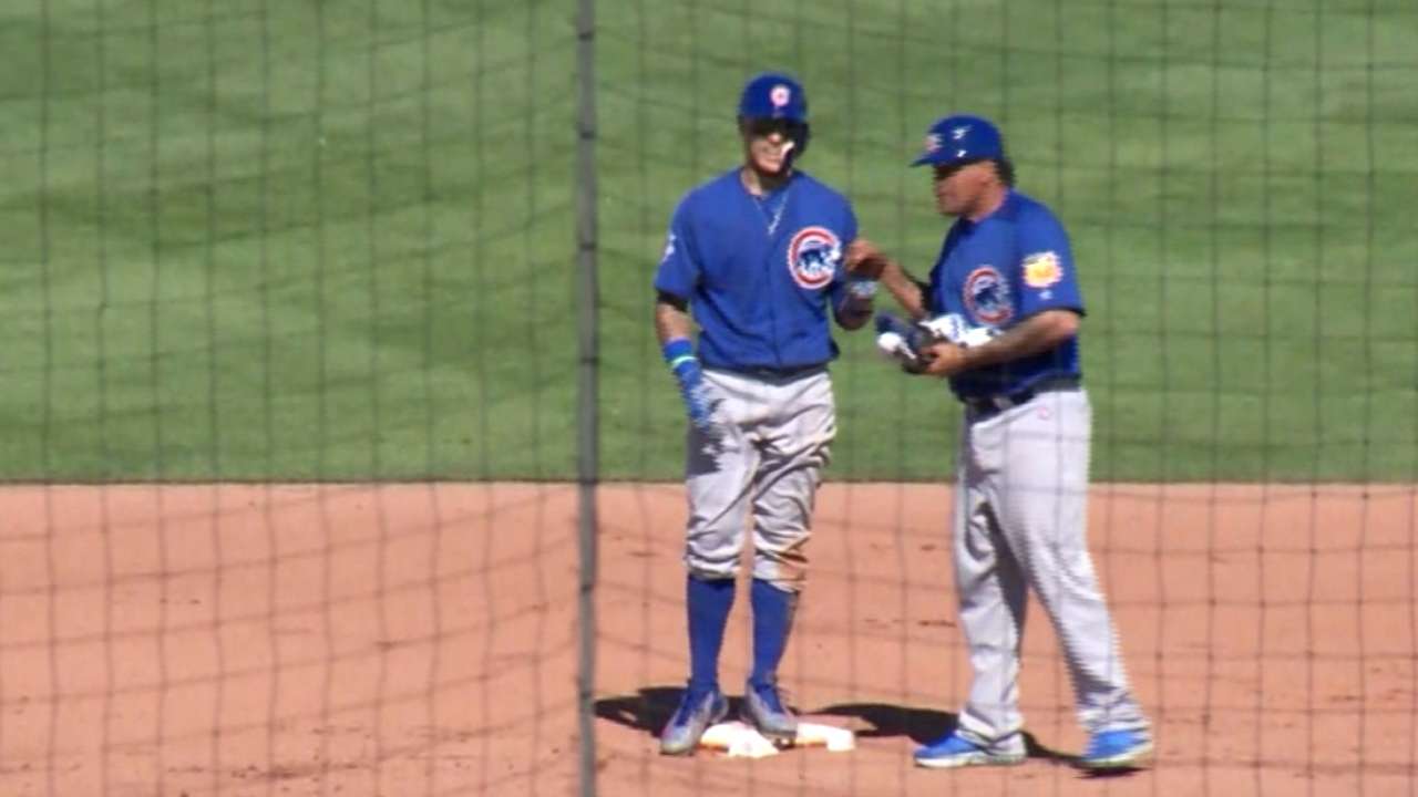 Baez paces offense in Schwarber's return to left