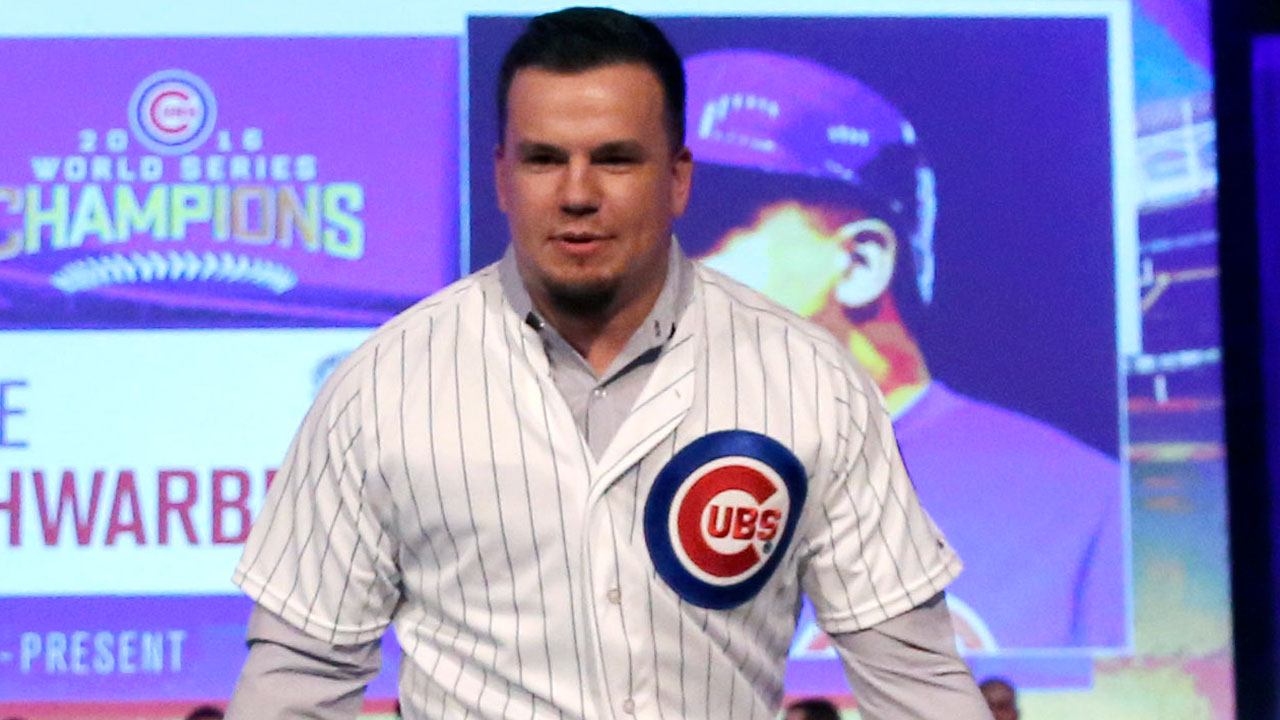 Schwarber to get time behind plate this spring