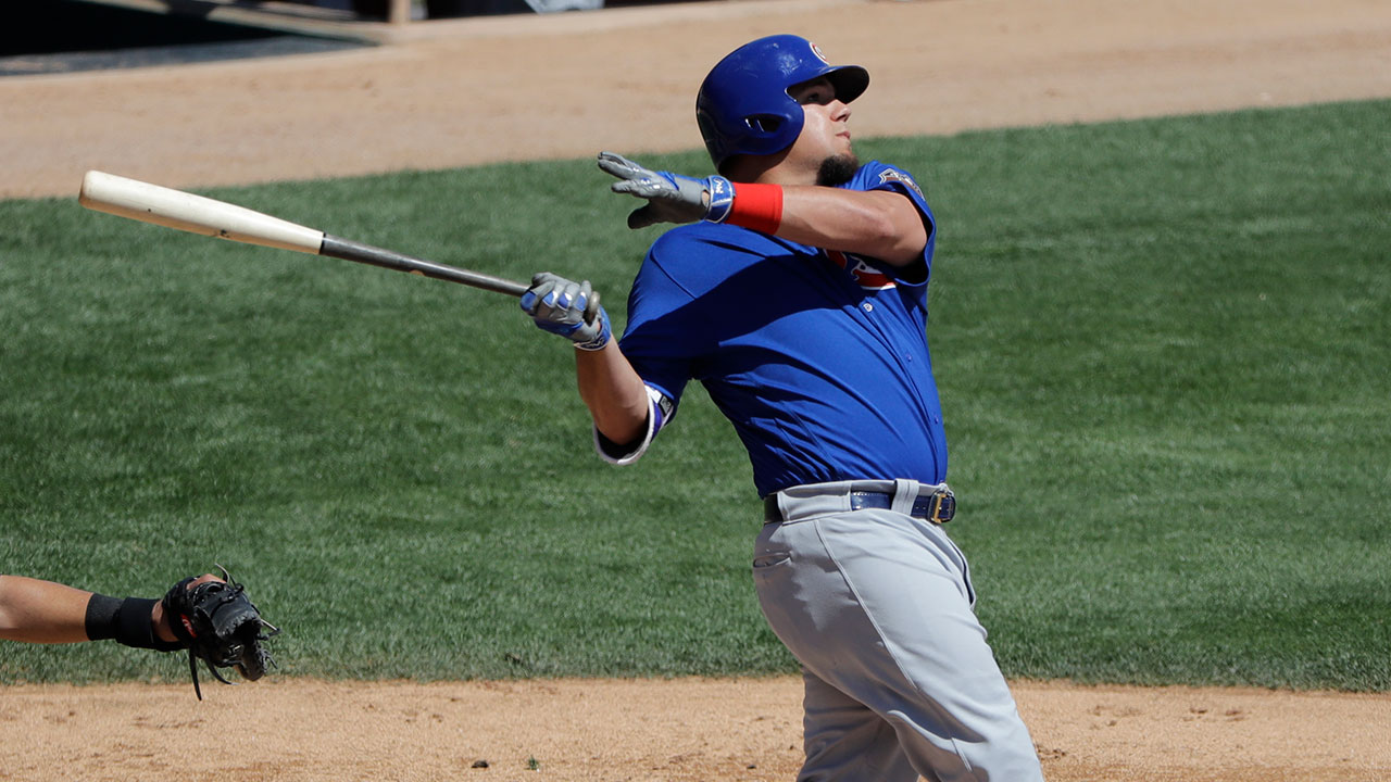 Schwarber goes deep twice in Cubs' 4-HR day