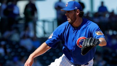 Lackey preparing for season, not thinking retirement