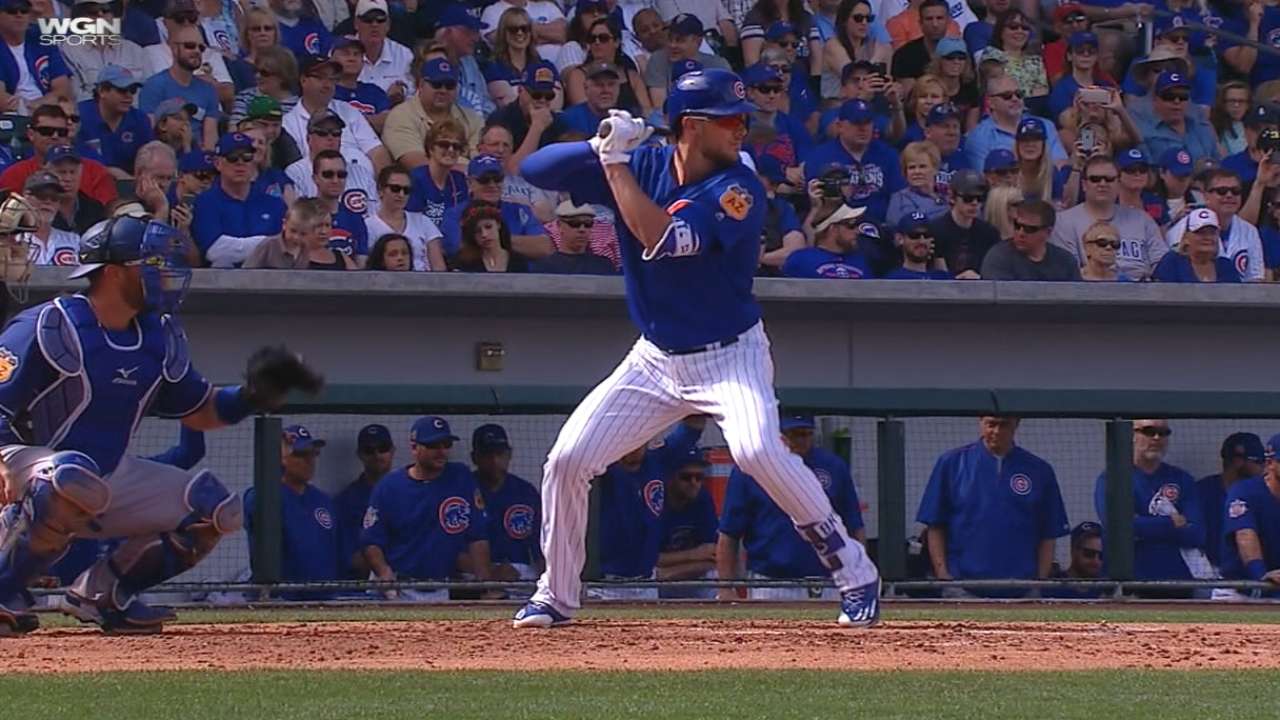 Bryant's first spring homer is a grand slam