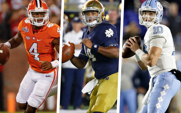 Quarterbacks meet media at Combine