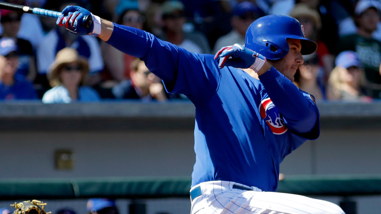 Rizzo launches 1st spring homer against M's