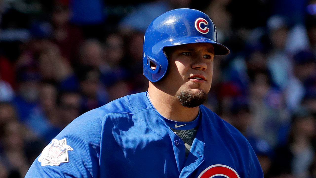 Schwarber, Cubs OFs getting feel for ranges