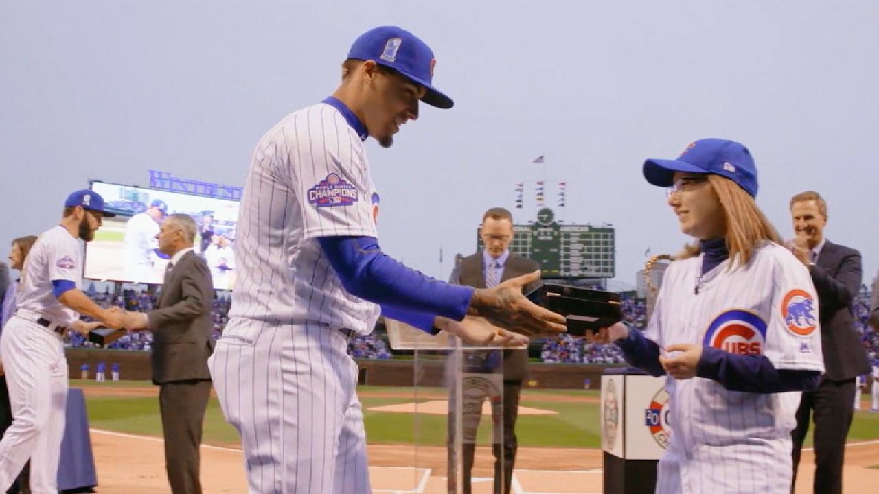 Ring presentation especially poignant for Baez