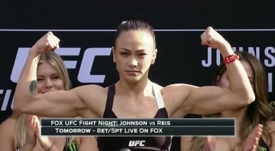 Namajunas vs Waterson Weigh-in