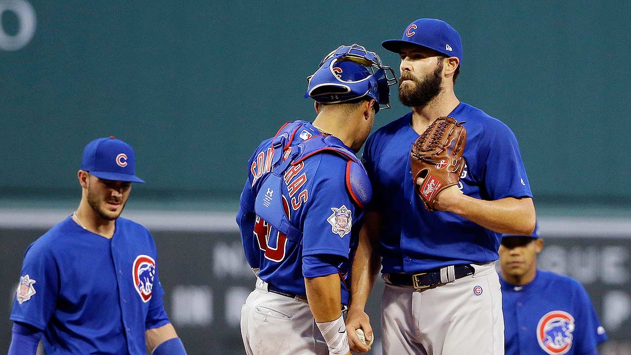 Cubs can't complete rally for Arrieta in Boston