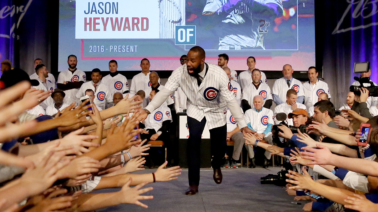 Heyward, Rizzo helped design WS rings