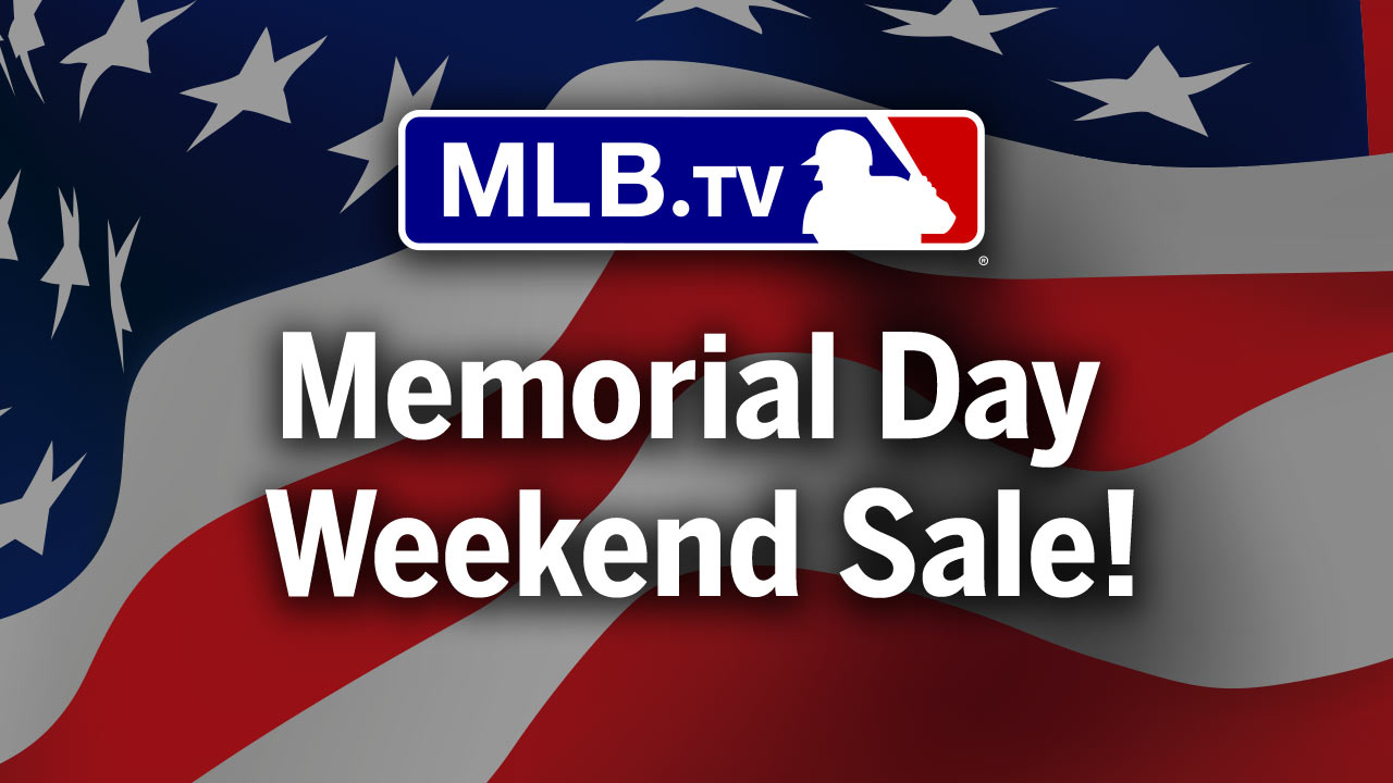 Save 50 percent on MLB.TV this weekend