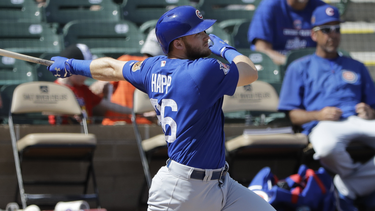 Happ to make Cubs debut in right, bat second