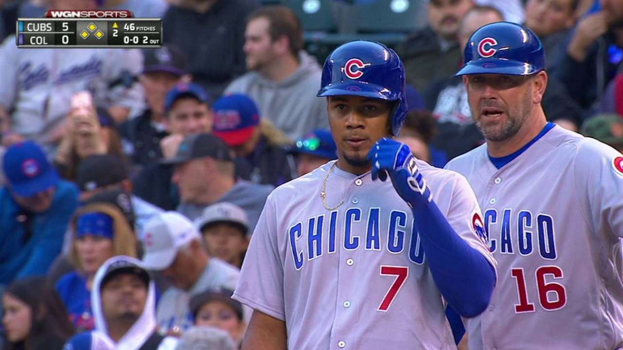 Cubs comfortable with Candelario at cleanup