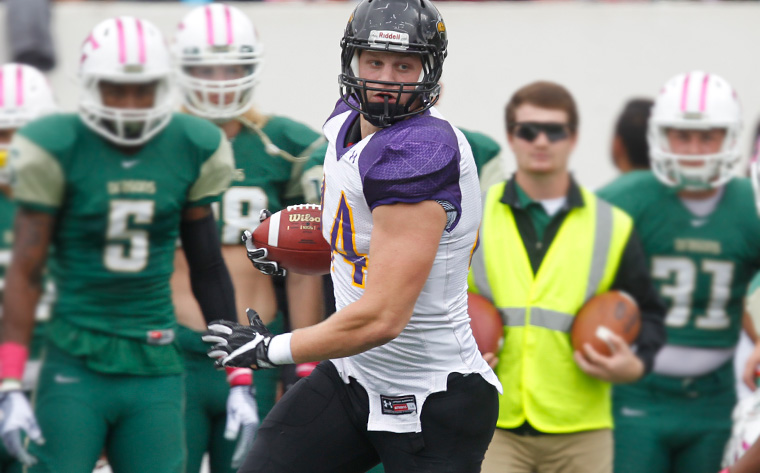 Big tight end Shaheen can catch too