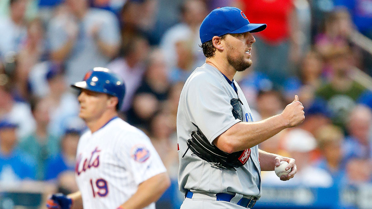 Lackey hurt by homers as Cubs fall to Mets