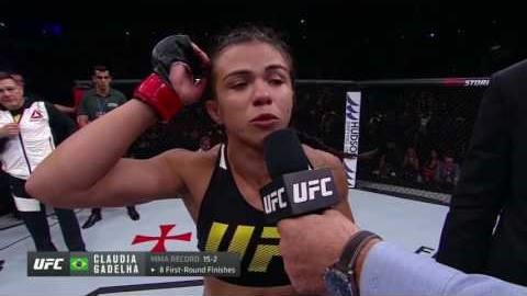 ICYMI: UFC 212: Claudia Gadelha Octagon Interview