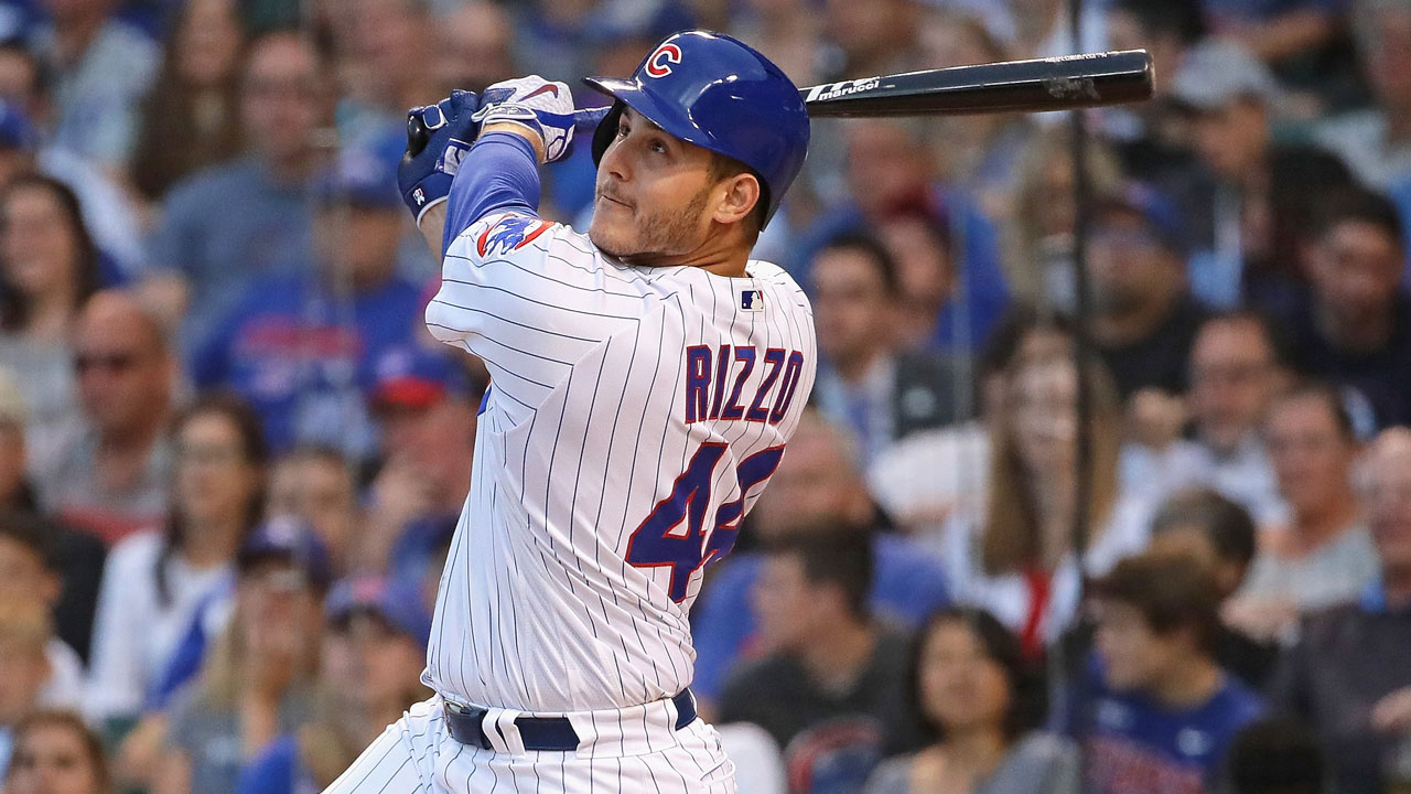 Rizzo extends leadoff on-base streak with HR