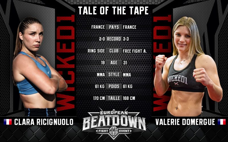 European Beatdown features Valerie Domergue vs. Clara Ricignuolo